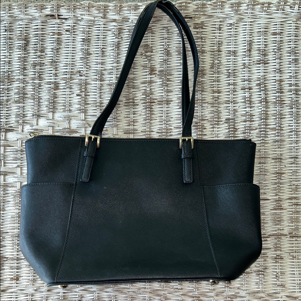 Michael Kors Black Tote with Gold Hardware - Picture 4 of 7